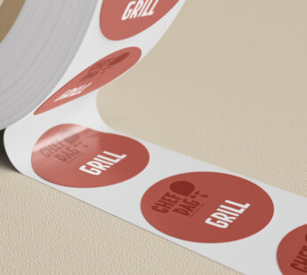 STICKER "GRILL" 1000PC