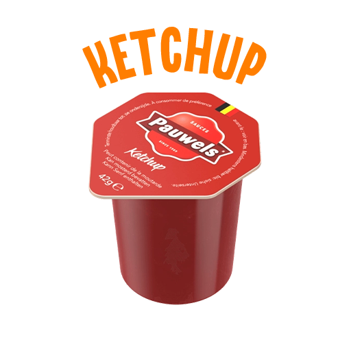 KETCHUP CUP 120x40ml PAUWELS