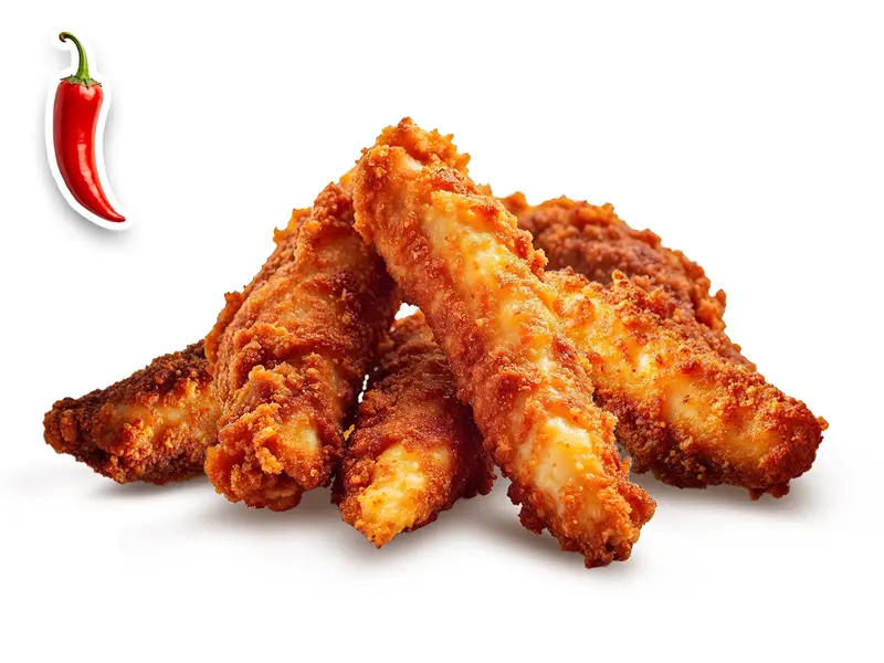 SPICY HOT TENDERS COATED 10 x 1 KG.