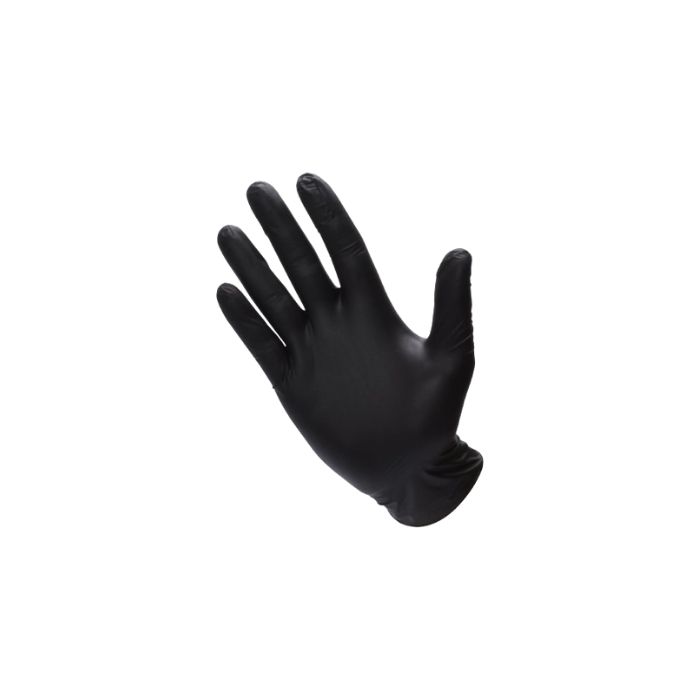 HANDSCHOENEN NITRIL ZWART S 10X100 1000STK