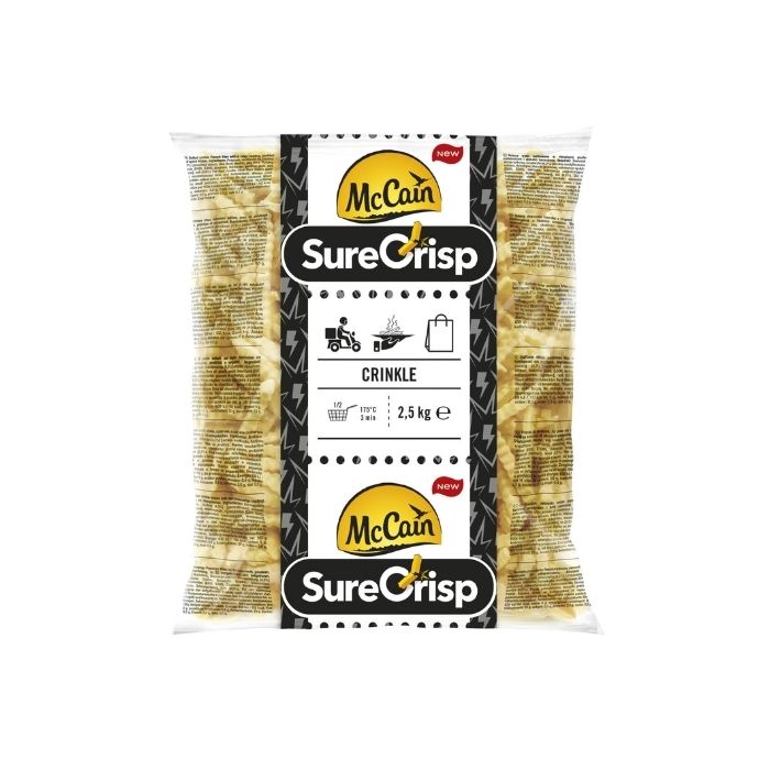 FRIET CRINCKLE EXTRA COATED  MC CAIN 4X2,5KG
