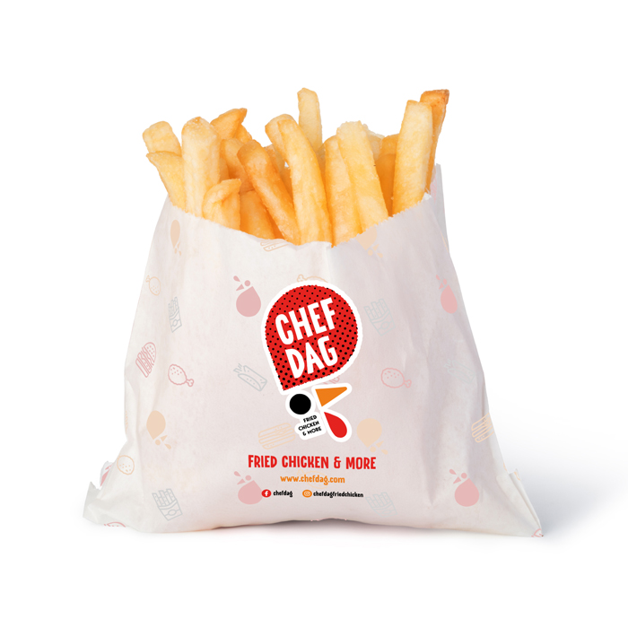 FRIETBAG MEDIUM CHEFDAG 2500PC