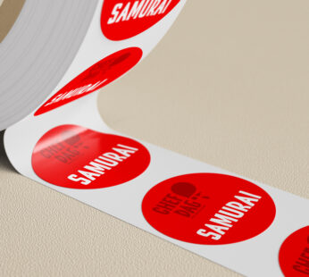 STICKER "SAMURAI" 1000PC