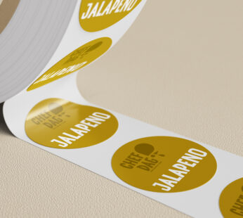 [EQP37] STICKER "JALAPENOS" 1000PC