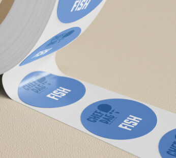 [EQP39] STICKER "FISH" 1000PC