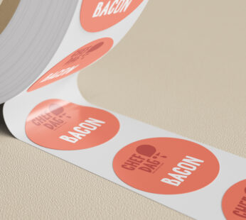 [EQP40] STICKER "BACON" 1000PC