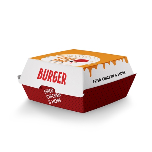 [VRP01] HAMBURGER BOX MEDIUM CHEFDAG 300PC